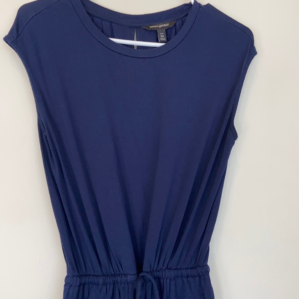 Petite XS Navy Banana Republic Dress